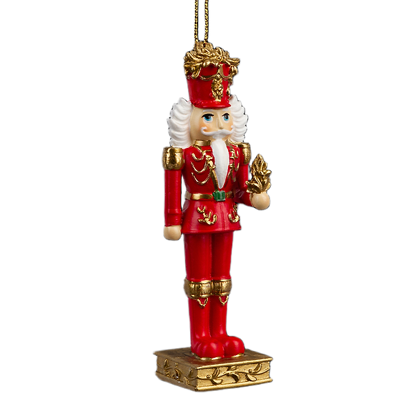 Новогоднее подвесное украшение ErichKrause Decor Щелкунчик в мундире (пластик) (8см) (66181) 3177038 — 1