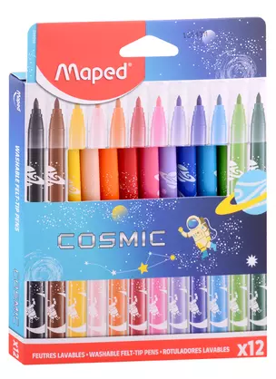 Фломастеры Maped, Jungle Cosmic, 12 цветов — 2931695 — 1