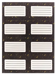 Наклейки для тетрадей 24 штуки "Созвездия"