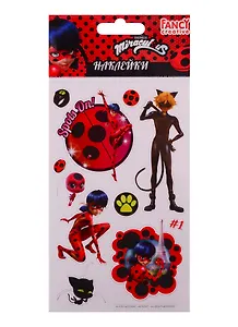Наклейки ACTION Леди Баг и Супер Кот 9,5*15,5см в ассортименте LB-AD06014
