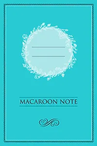 Блокнот с цветными страницами (мята, мягкая обложка, линовка, на скобе)