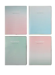 Записная книжка А7 64л "Pastel colors" карт.обл., с ПВХ-обложкой, цвет.внутр.блок, LENWA