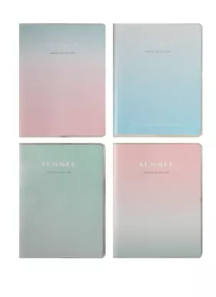 Записная книжка А7 64л "Pastel colors" карт.обл., с ПВХ-обложкой, цвет.внутр.блок, LENWA — 239201 — 1