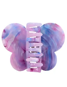 Заколка-крабик Бабочка градиент лавандовая (пластик) (8см) (12-253004-С3) (Lafilaf)