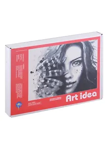 Картина по номерам "Девушка с перьями"