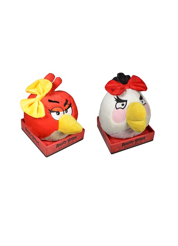 Мягкая игрушка Angry Birds/Энгри бёрдз Girl 20см со звуком на платформе в асс. 1TOY/Вантой 91662 2397911 — 1