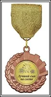 Медаль подарочная Лучший сын на свете (MED04-425) 2324717 — 1