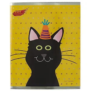 Тетрадь в клетку Paper Art, "DIY Collection. Праздничные коты", 48 листов, в ассортименте