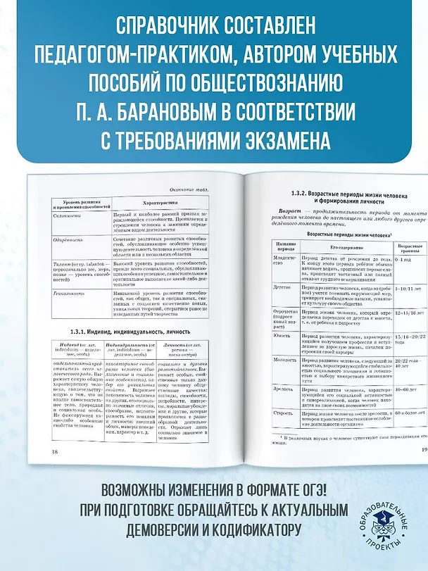 Книга ОГЭ. Обществознание. Комплексная подготовка к основному государственному экзамену: теория и практика (Пётр Баранов) — 7