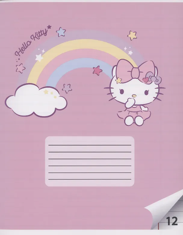 Тетрадь в линейку Centrum «Hello Kitty+Kuromi» в ассортименте, 12 листов 3037576 — 6