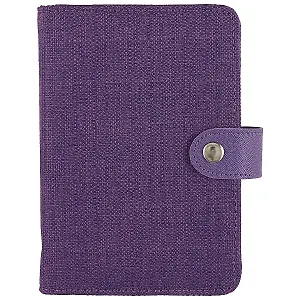 Бизнес-органайзер, фиолетовый, 80 листов, А6+