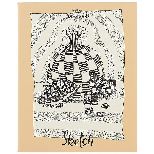 Тетрадь общая «Sketch» в ассортименте, 80 листов в клетку, А5 - Hatber 251151 — 5