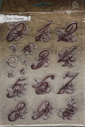 Набор печатей 10-02 Цифры (SS11-02/S131) (22,5х15,5х0,4см) (упаковка) 2373278