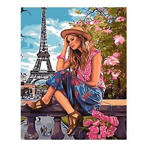 Картина по номерам холст на подрамнике 40*50см "Ароматы Франции"