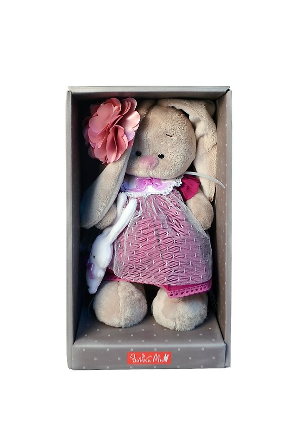 Игрушка мягкая Budi Basa, Зайка Ми вишня (малая) 25см 2403009 — 1