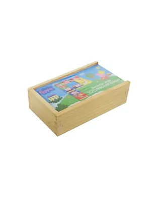 РОСМЭН Peppa Игровой набор Домино "Королевская семья" дерев. 24439 2454983