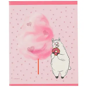 Тетрадь в клетку Unnika, "Сахарная вата", 48 листов, в ассортименте