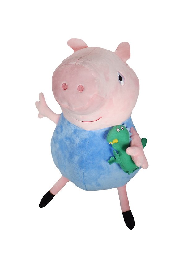 Игрушка мягкая, т.м. Peppa Pig, Джордж с динозав 40см 2494443 — 1