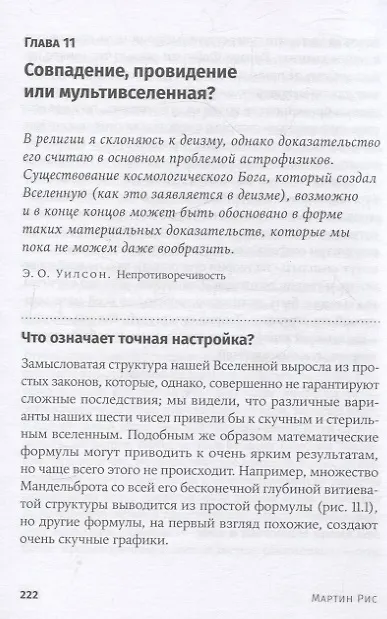 Книга Всего шесть чисел: Главные силы, формирующие Вселенную (Мартин Рис) — 6