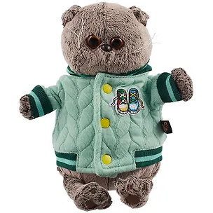 Мягкая игрушка Басик в бомбере (19 см) 2928337