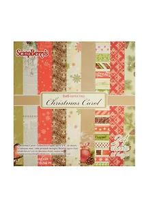 ХОББИ И ТЫ Набор бумаги для скрапбукинга 15х15 см 170 гр/м Ночь перед Рождеством, 24 ли