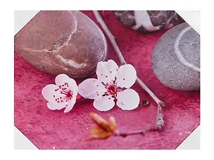 Картина Цветки вишни и камни (30х40) (740-005) 2430658