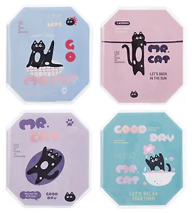 Записная книжка 8,6*4,6, 80 листов в линейку, "Cats", в ассортименте, Yoi