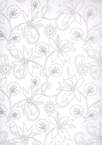 Бумага для скрапбукинга Цветы (118212) (64A-36631) (A4) (10л) (упаковка)