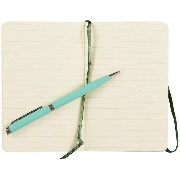Записная книжка «Classic Pocket» А6, 96 листов в линейку, зелёная, Moleskine 251307 — 3