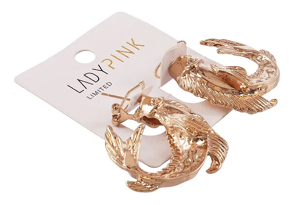 Серьги `LADY PINK` CHAIN CONNECTION (225342) 3002523 — 2