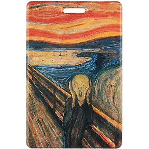Чехол для карточек Эдвард Мунк Крик (ДГ2021-289) 2879164