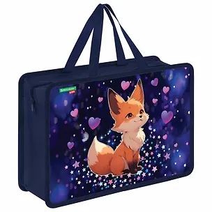 Папка для тетрадей А4 "Fairy fox" пластик, текст.ручки 3106004