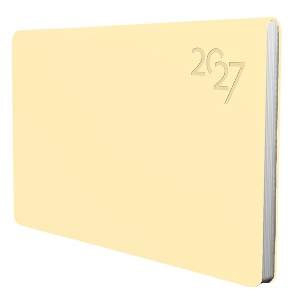 Планинг дат. 2027г. 64л "Soft Touch" пина колада, карманный, иск.кожа, интегр.переплет, тонир.блок, скругл.углы, ляссе, инд.уп 3173950 — 1