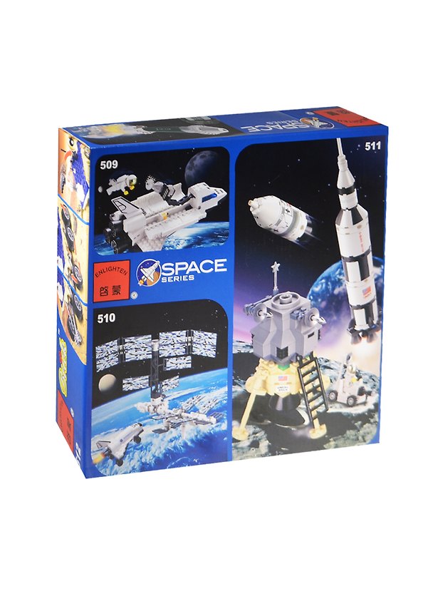Конструктор пласт. Космическая техника (BRICK512) (116228) (461дет.) (29х29х6см) (6+) (коробка) (в кор. 20шт) 2462470 — 1