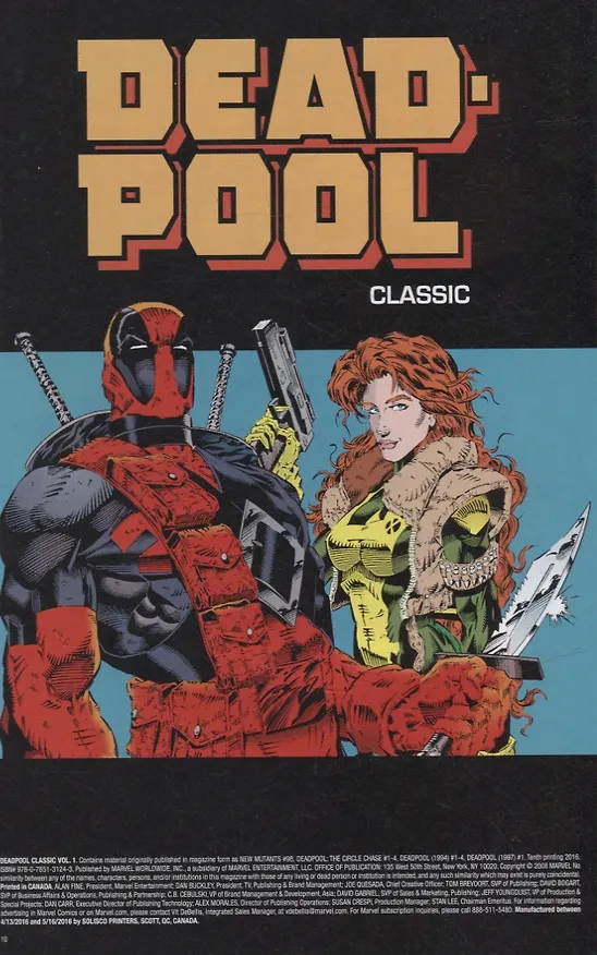 Книга Deadpool Classic Vol. 1 (Fabian Nicieza) — 2