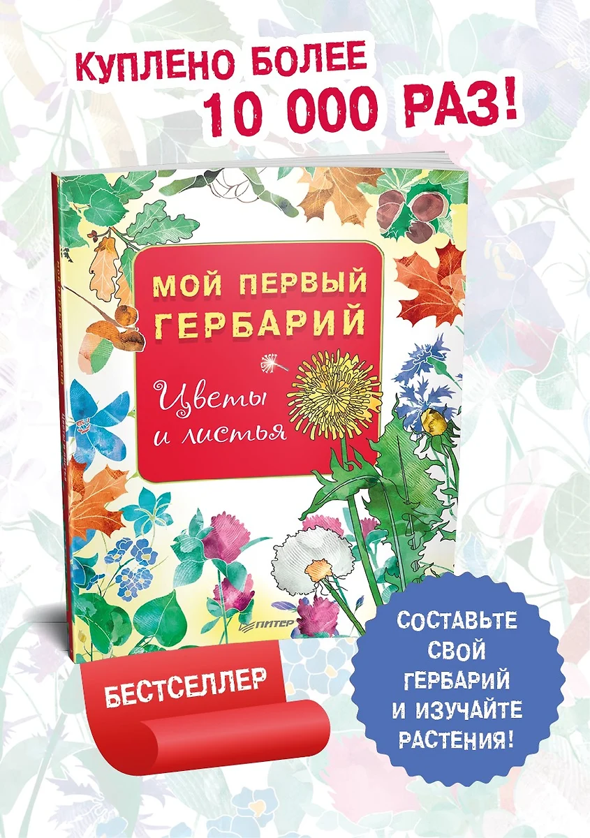 Мой первый гербарий. Цветы и листья - купить книгу с доставкой в  интернет-магазине «Читай-город». ISBN: 978-5-00116-176-9