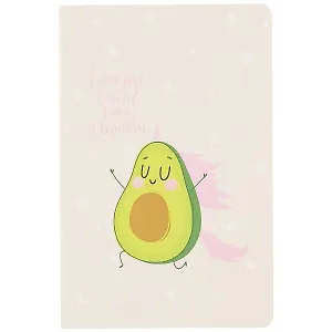 Тетрадь в клетку Kairui, Happy avocado, 32 листа, в ассортименте