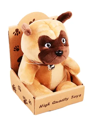 Игрушка мягкая Мопс в крафт коробке 12-01568-567 2824736