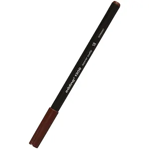 Фломастер с круглым наконечником 2мм, темно-коричневый, Edding