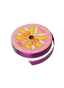 Лента декоративная 16мм*10м с полосками, полипр., ассорти