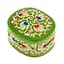 Шкатулка овальная картон Зелень (5,5 см) (1158163) — 2576725 — 3