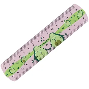 Линейка 15см "You complete me" гибкая