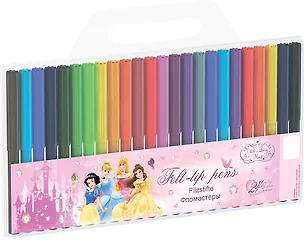 Фломастеры 24цв "Принцессы" пл.уп., подвес, Disney 224757