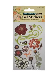 Fun Kingdom Гелевые наклейки 3D (POG-6106A) (упаковка)