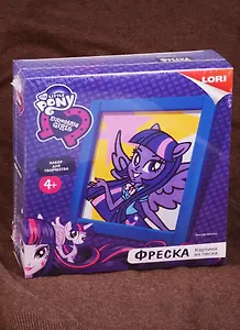 Кпп-009 Фреска Картина из песка Hasbro Equestria Girls Искорка (LORI ) (набор д/творч.) (4+) (коробка)