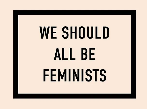 Кардхолдер. We should all be feminists (в форме книжки, 215х65 мм) 369751 — 4