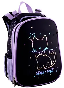 Ранец "ERGONOMIC Classic. Звездный котик" 37*29*17см, EVA материал, 2отд., светоотраж.элементы