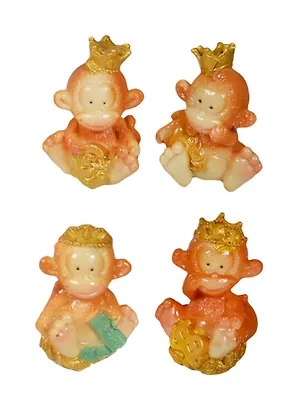 Фигурка Обезьянка (4в.) (H-6,L-4,W-4 см) (6641017) 2490894