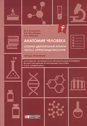 Анатомия человека: Опорно-двигательный аппарат: Часть 2. Артросиндесмология. Тетрадь-практикум — 3070708 — 1