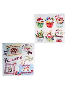 Набор салфеток для декупажа Сладости 2 (НСД2118) (2шт) (упаковка)